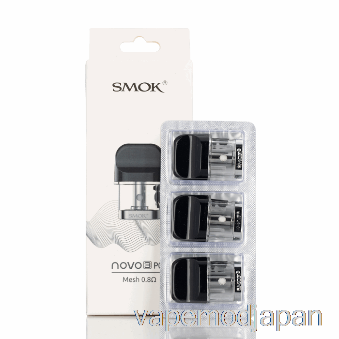 Vape Mod Smok Novo 3 交換ポッド 0.8ohm メッシュポッド